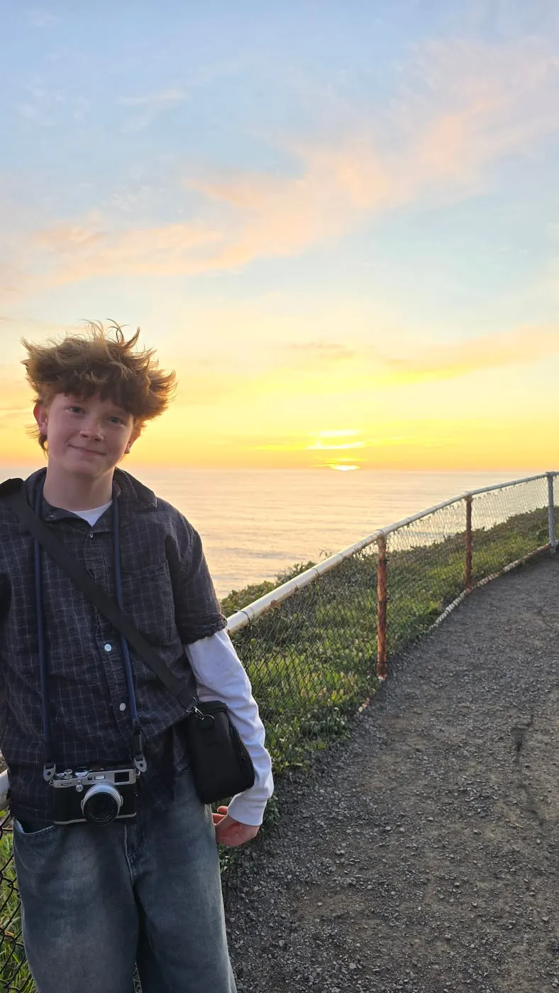 Mik on the Pacific Northwest coast